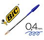 Boligrafo bic cristal original tinta azul bolsa de 5 unidades