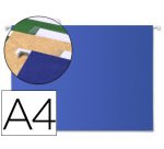 Carpetas colgantes para cajones Azul 24 x 32 cm A4 Liderpapel lomo V