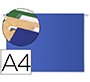 Carpetas colgantes para cajones Azul 24 x 32 cm A4 Liderpapel lomo V
