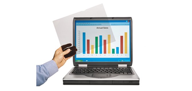 Filtro para pantalla 3m pf-17 de privacidad para portatil y tft-lcd