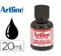 Tinta artline negro para rotulador pizarra blanca EK-500 frasco de 20 ml