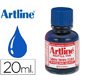 Tinta artline azul para rotulador pizarra blanca EK-500 frasco de 20 ml
