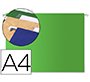 Carpeta colgante para cajones Verde 32 x 24 cm A4 Kraft Liderpapel Lomo en V