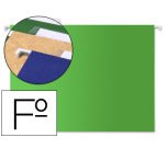 Carpeta colgante liderpapel folio verde