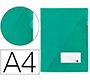 Carpeta liderpapel dossier a4 uñero verde