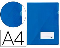 Carpeta liderpapel dossier a4 uñero azul