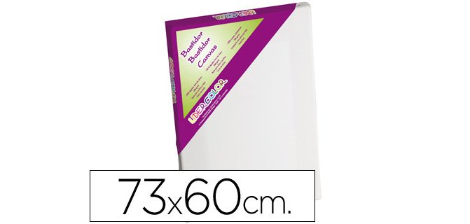 Bastidor Lidercolor 20f lienzo grapado lateral 