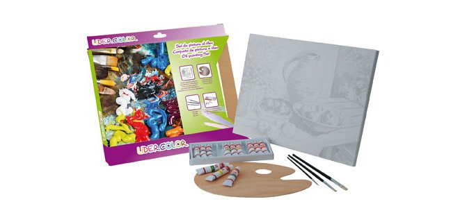 Set pintura al oleo Lidercolor 