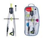 Compas maped 291010 con bigotera abrazadera y estuche de minas