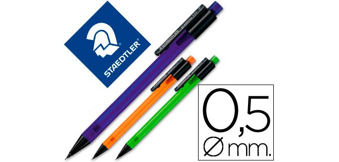 Portaminas staedtler mars 0,5 mm translucido