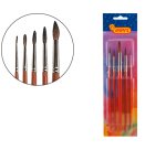Pinceles acuarela jovi blister de 5 unidades surtidas