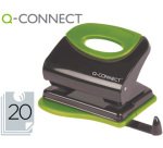 Taladrador q-connect kf00995 metalico con empuñadura de caucho capacidad 20 hojas