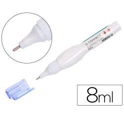 Corrector q-connect lapiz con punta metalica 8 ml