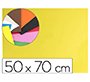 Goma eva liderpapel 50x70cm 60g/m2 espesor 1.5mm amarillo