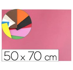Goma eva liderpapel 50x70cm 60g/m2 espesor 1.5mm rosa