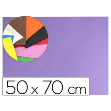 Goma eva liderpapel 50x70cm 60g/m2 espesor 1.5mm lila