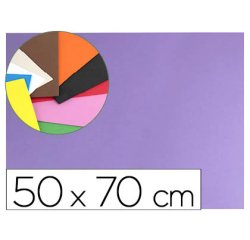 Goma eva liderpapel 50x70cm 60g/m2 espesor 1.5mm lila