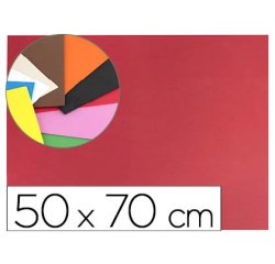 Goma eva liderpapel 50x70cm 60g/m2 espesor 1.5mm rojo