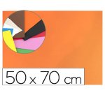 Goma eva liderpapel 50x70cm 60g/m2 espesor 1.5mm naranja