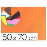 Goma eva liderpapel 50x70cm 60g/m2 espesor 1.5mm naranja