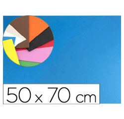 Goma eva liderpapel 50x70cm 60g/m2 espesor 1.5mm azul