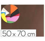Goma eva liderpapel 50x70cm 60g/m2 espesor 1.5mm marron