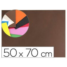 Goma eva liderpapel 50x70cm 60g/m2 espesor 1.5mm marron