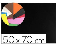 Goma eva liderpapel 50x70cm 60g/m2 espesor 1.5mm negro