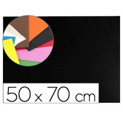 Goma eva liderpapel 50x70cm 60g/m2 espesor 1.5mm negro