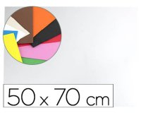 Goma eva liderpapel 50x70cm 60g/m2 espesor 1.5mm blanco