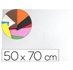 Goma eva liderpapel 50x70cm 60g/m2 espesor 1.5mm blanco