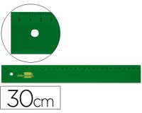 Regla liderpapel 30 cm acrilico verde