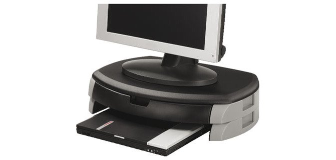Soporte q-connect para monitor con cajon