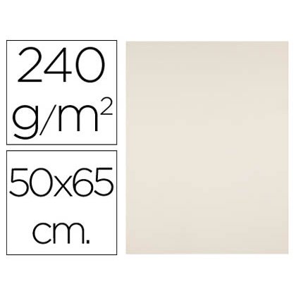 Cartulina liderpapel 50x65 cm 240g/m2 crema
