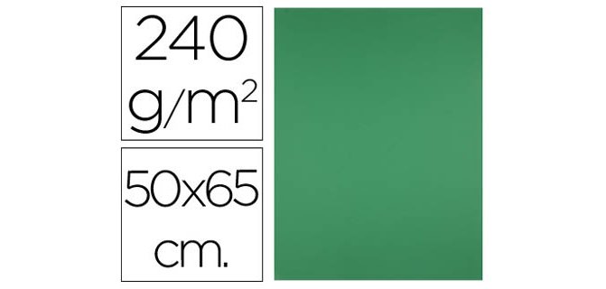 Cartulina de color 50 x 65 cm 240 g - unidad