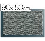 Alfombra fast-paperflow antipolvo lavable gris 90x150 cm