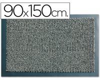 Alfombra fast-paperflow antipolvo lavable gris 90x150 cm