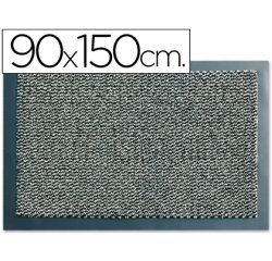 Alfombra fast-paperflow antipolvo lavable gris 90x150 cm