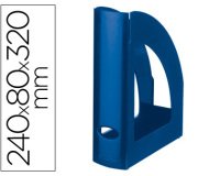 Revistero plastico q-connect azul opaco