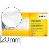 Recambio de navetes avery estándar para pistola sujeta etiquetas 20 mm