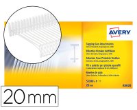 Recambio de navetes avery estándar para pistola sujeta etiquetas 20 mm