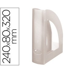 Revistero plastico q-connect transparente