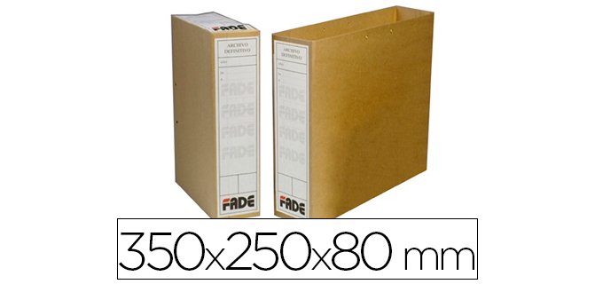 Bolsa archivo definitivo fade folio kraft bicolor