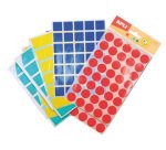 Gomets figuras geometricas 994 bolsa con 12 hojas