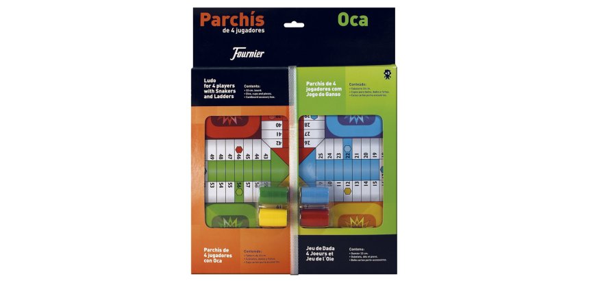 Parchis con oca tablero pequeño 