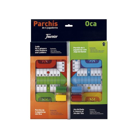 Parchis con oca tablero pequeño