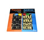 Parchís con ajedrez tablero grande 4 jugadores 41x40x4,8