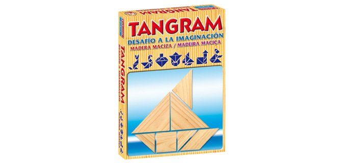 Juegos de mesa Falomir tangram de madera