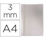 Cubiertas para encuadernar termica de PVC y cartulina lomo de 3 mm - Paquete de 100 unidades