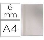 Cubiertas de encuadernacion térmica de PVC y cartulina lomo de 6 mm - Paquete de 100 unidades